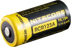 Картинка Аккуммуляторная батарея Nitecore RCR123A Li-ion 650 mAh
