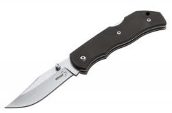 Картинка Нож Boker Plus Optima Black, скл., Кл. 9см, змінні клинки, шкір. чохол