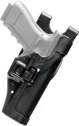 Картинка Кобура BLACKHAWK SERPA® Level 2 Auto Lock, поясная, для Glock 17/19/22/23/31/32 полимерная ц:черный