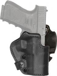Кобура Front Line открытая, поясная, кожа, для Glock 21, 20 ц:черный (LKC19B)