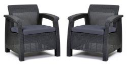 Кресло Time Eco Corfu Duo  сірий (912293901)