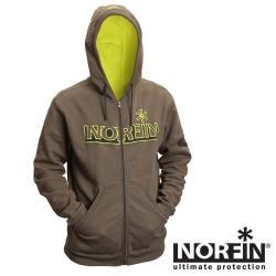 Картинка Куртка флисовая с капюшоном Norfin HOODY GREEN (green) АКЦИЯ! L