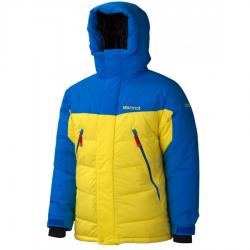 Картинка Marmot 8000 Meter Parka куртка мужская acid yellow/cobalt blue р.L