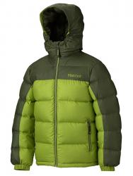 Marmot Boys Guides Down Hoody куртка детская green lichen/greenland р.L (MRT73700.4430-L)