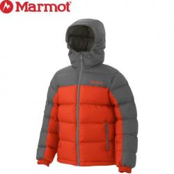 Картинка Marmot Boy's Guides Down Hoody куртка для парней mars orange/brick р.M