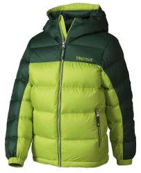 Marmot Boy's Guides Down Hoody куртка для парней vermouth/deep forest p.L (MRT 73700.4674-L)