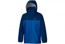 Картинка Marmot Boy's PreCip Jacket куртка для парней peak blue/dark sapphire р.L
