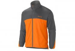 Картинка Marmot DriClime Windshirt куртка мужская sunset orange-slate grey р.XL