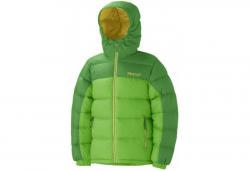 Marmot Girl's Guides down hoody куртка для девочек bibrant green/greenlight р.S (MRT 77280.4028-S)