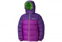 Marmot Girl's Guides Down Hoody куртка для девочек bright berry-dark berry р.L (MRT 78170.6069-L)