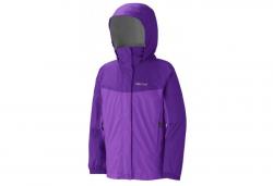 Картинка Marmot Girl's precip jacket куртка для девочек purple shadow/vibrant purple р.L