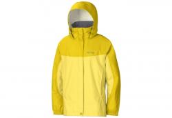 Marmot Girl's PreCip Jacket куртка для девочек sunlight/yellow vapor р.L (MRT 55680.7158-L)
