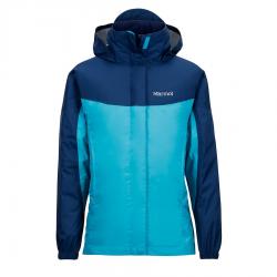 Marmot Girl's PreCip Jacket куртка для девочек turquoise/arctic navy р.M (MRT 55680.3930-M)