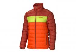 Картинка Marmot OLD Ares Jacket куртка мужская sunset orange-green lime-orange rust р.S