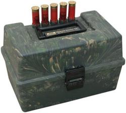 Коробка пластмассовая MTM SF-100 на 100 патронов кал. 12/76. Цвет – камуфляж. (1773.03.70)