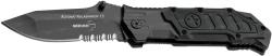 Картинка Нож Boker Plus AK-13 Black Blade, полусеррейтор