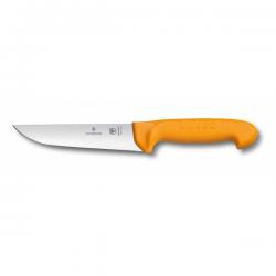 Картинка Нож кухонный Victorinox Swibo, Butcher, широкий, жовтий, 16 см