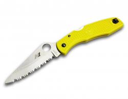 Картинка Нож Spyderco Pacific Salt, serrated, ц:жёлтый