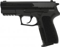 Пистолет стартовый Retay 2022, 9мм. ц:black (1195.06.11)
