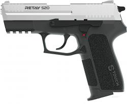 Пистолет стартовый Retay S20, 9мм. ц:chrome (1195.06.16)