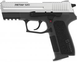 Пистолет стартовый Retay S20, 9мм. ц:nickel (1195.06.17)