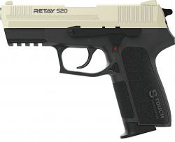 Картинка Пистолет стартовый Retay S20, 9мм. ц:satin