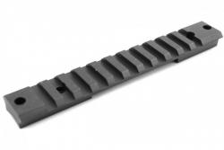 Картинка Планка Warne MAXIMA Tactical 1-Piece Steel Rail (Weaver/ Picatinny) для карабина Remington 700 с короткой ствольной коробкой (Short Action). Сталь.