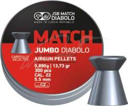 Пули пневм JSB Diablo Jumbo Match 5,5 мм 0,890 гр. (300 шт/уп) (546250-300)