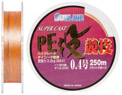 Картинка Шнур Sunline S-Cast PE Nagi Kyogi 250м #0.4/0.104мм 3.3кг