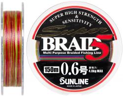 Картинка Шнур Sunline Super Braid 5 150m #0.6/0.128мм 4кг