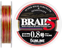 Картинка Шнур Sunline Super Braid 5 150m #0.8/0.148мм 5.1кг