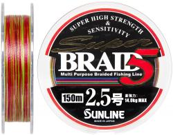 Картинка Шнур Sunline Super Braid 5 150m #2.5/0.25мм 14кг