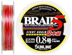 Картинка Шнур Sunline Super Braid 5 (8 Braid) 150m #0.8/0.148мм 5.1кг