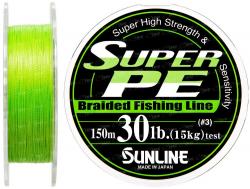 Картинка Шнур Sunline Super PE 150м (салат.) 0.285мм 30LB/15кг