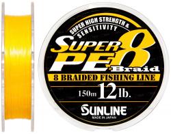 Шнур Sunline Super PE 8 Braid 150м 0.185мм 12Lb/6кг (1658.08.09)
