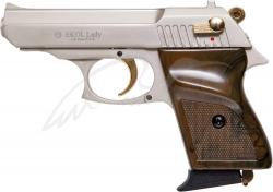 Стартовый пистолет EKOL LADY 9мм (сатин с позолотой) (1420.00.10)