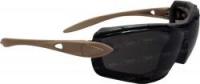 Очки Swiss Eye Detection, 2 комплекта сменных линз, съемная пылевая защита, сменное гибкое оголовье. ц:песочный