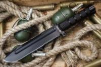 Охотничий нож Survivalist Z AUS-8 Black Titanium