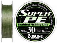 Шнур Sunline Super PE 300м 0,285мм 30Lb/15кг (темно-зеленый)