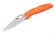 Нож Spyderco Endura 4 Flat Ground, ц:оранжевый (87.13.07)
