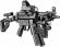 Планка FAB Defense MP5-SM для MP5. Материал - алюминий. Цвет - черный (fx-mp5sm)