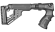 Приклад складаний FAB для Rem870, з пістолетною рукояткою, регульована щока  (UAS870)