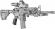 Рукоятка пистолетная FAB Defense прорезиненная для M16\M4\AR15, ц:olive drab (2410.00.67)