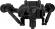 Сошки TipTop Tactical EZ Pivot &Pan 7-10.5'' быстросьемные, ступенчатые ноги (1453.03.34)