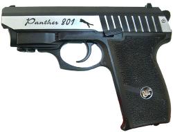 Картинка Пневматический пистолет Borner Panther 801 Blowback. Корпус - металл/пластик