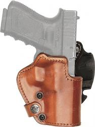 Картинка Кобура Front Line открытая, поясная, кожа, для Glock 17, 22, 31 ц:коричневый