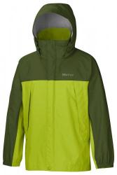 Картинка Marmot Boy's PreCip Jacket куртка для парней green lichen/greenland р.L