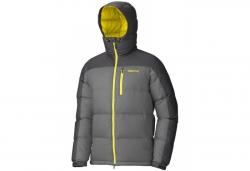 Картинка Marmot Guides Down Hoody куртка мужская cinder-slate grey р.L