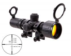 NcStar Rubber 3-9x42 P4 Sniper (SEECR3942R)