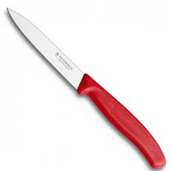 Картинка Нож кухонный Victorinox SwissClassic, 10см, червоний